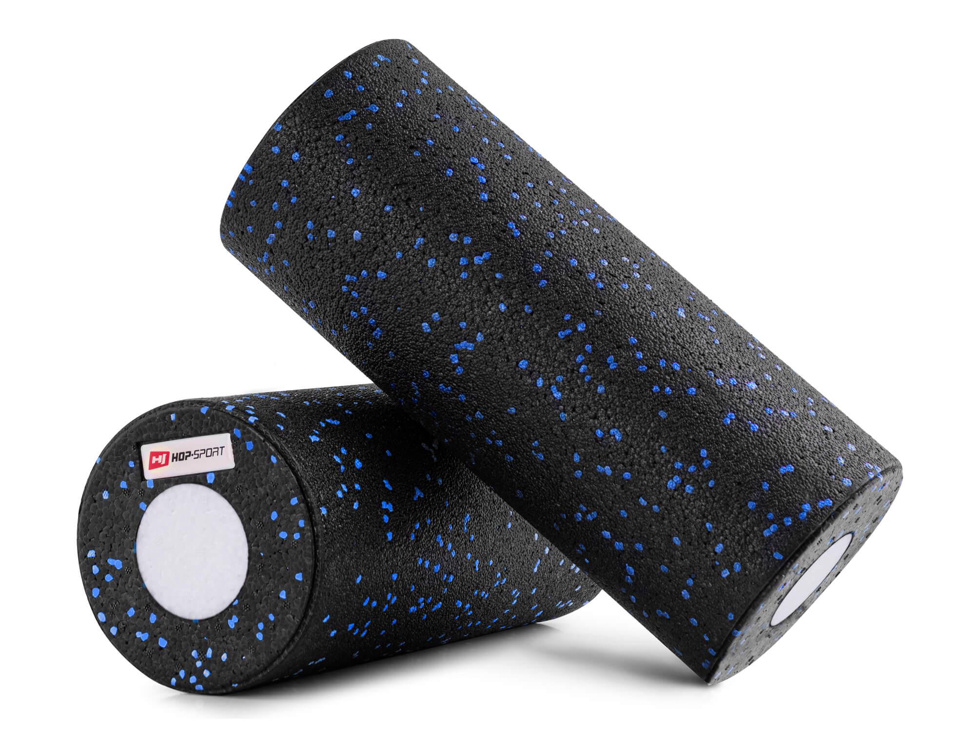 Ролик массажый Hop-Sport HS-P033DYG  3в1 EPP 33 см Черно-синий - фото 3