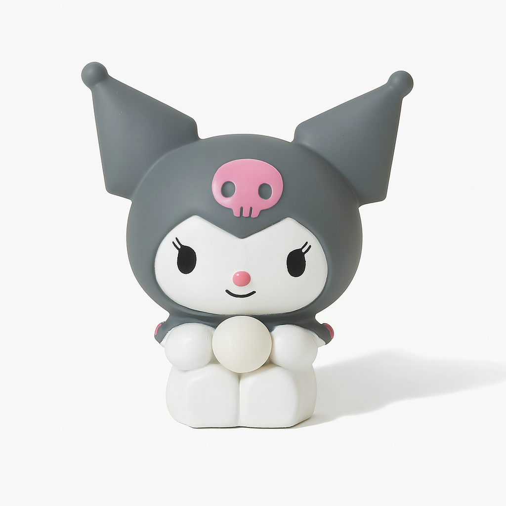 Антистресс Kuromi Hello Kitty Куроми надувающий пузырь Черный (0229)