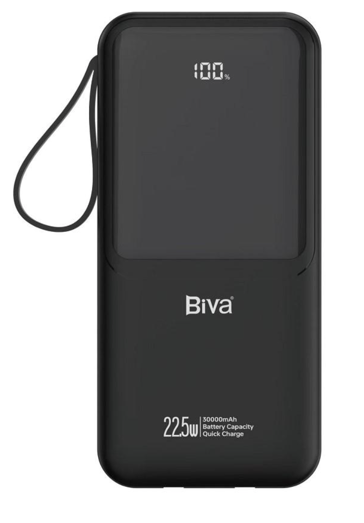 Павербанк Biva BP-87 30000 mAh 22,5W Black