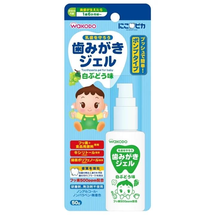 Зубна паста-гель для дітей WAKODO Niko Pika виноград 50 г