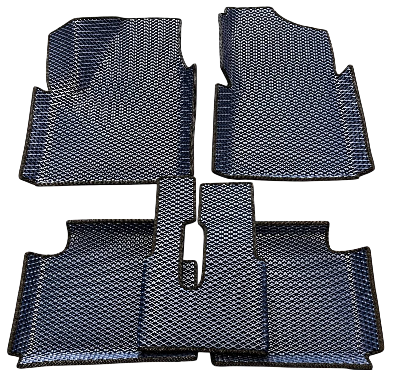 Коврики EVA с бортиками и 3Д лапой для ВАЗ NIVA 2002+ гг. Синий (2564388197)