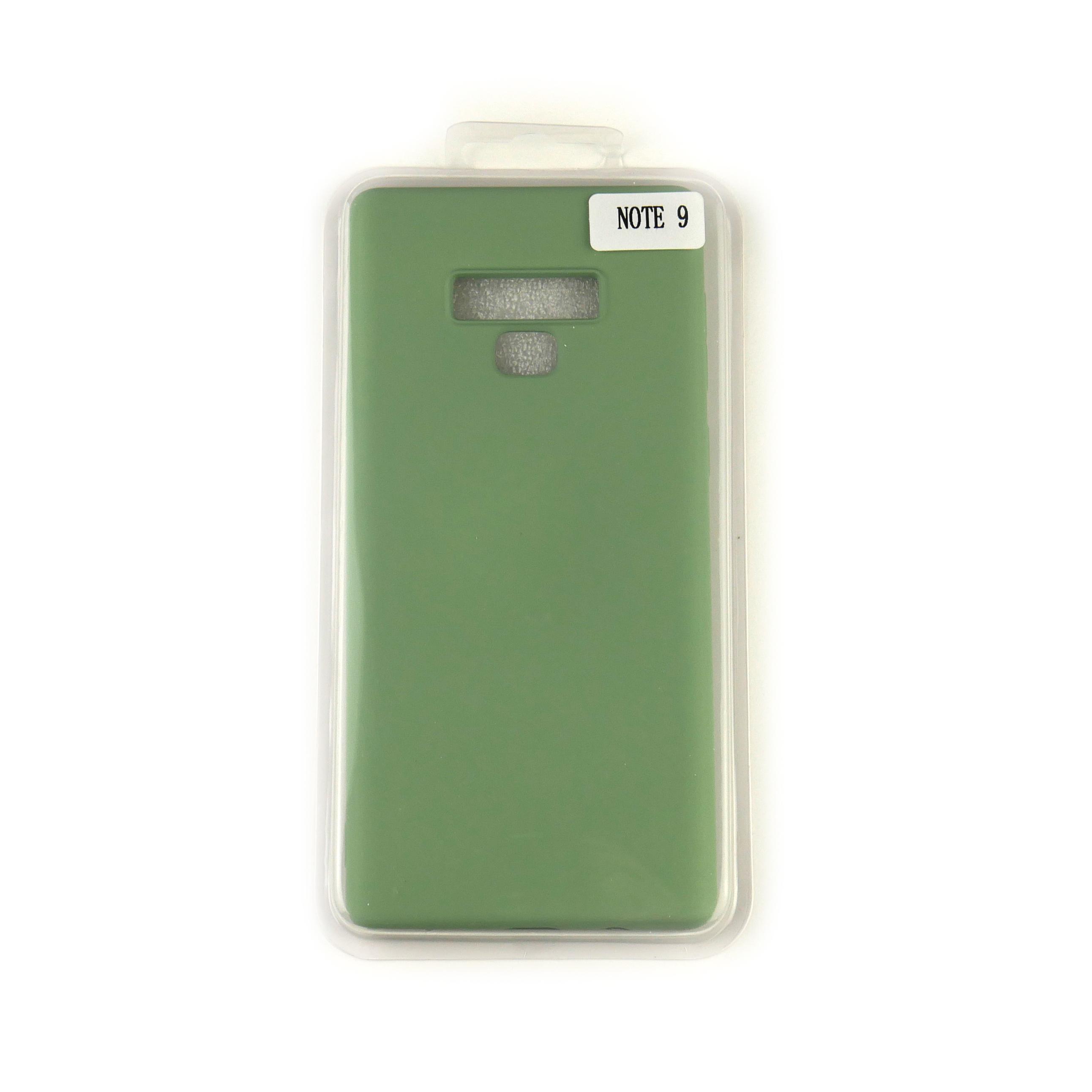 Чехол Silicone Case Full Cover Samsung Note 9 Зеленый