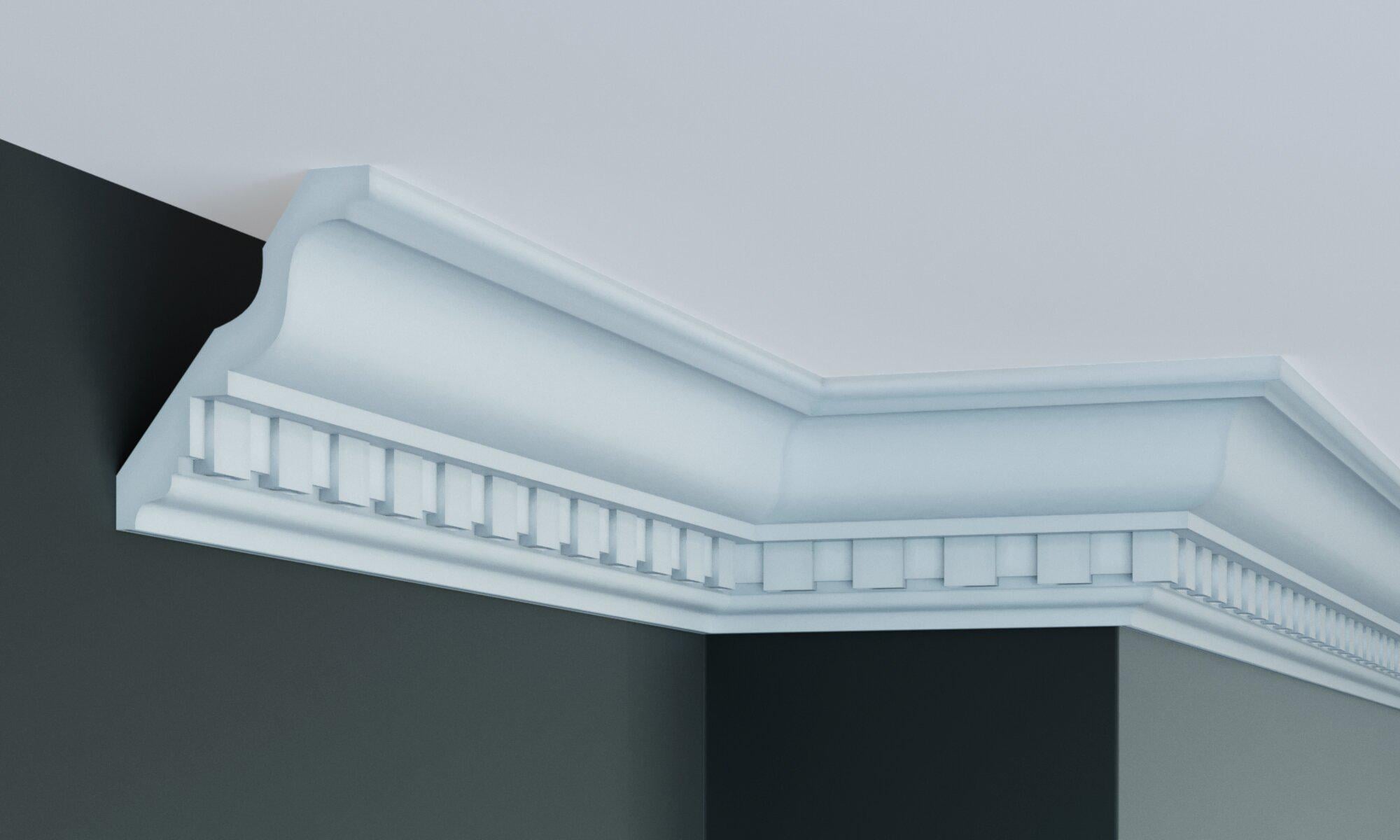 Карниз с орнаментом Gaudi Decor C233 116x88 мм 2000 мм (12368485)