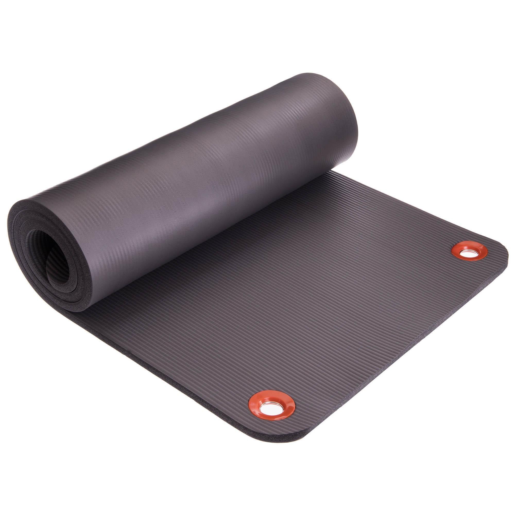 Коврик для фитнеса и йоги профессиональный Zelart FI-2575 MD9004-15 180x61x1,5 см Серый (NA004248)