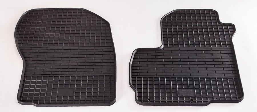 Коврики резиновые Stingray для Mitsubishi ASX 10-/Peugeot 4008 12-/Citroen C4 Aircross 12- передние 2 шт. (1003042)