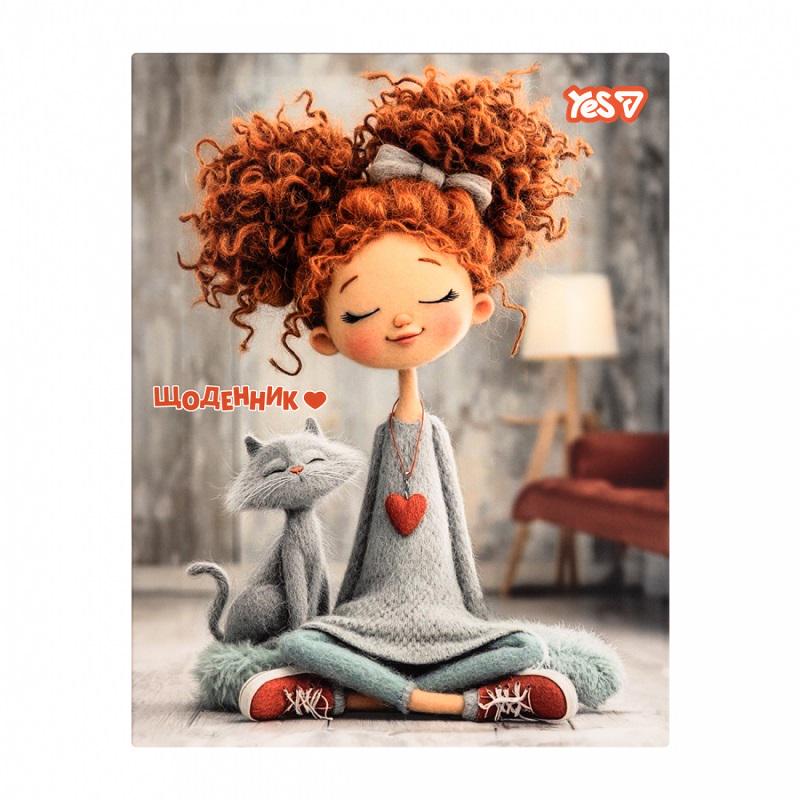 Дневник школьный интегральный YES Curly Girl А5 40 л. (911733)