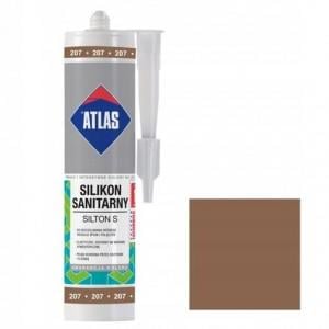 Герметик силиконовый санитарный ATLAS SILTON S 0207 280 мл Латте