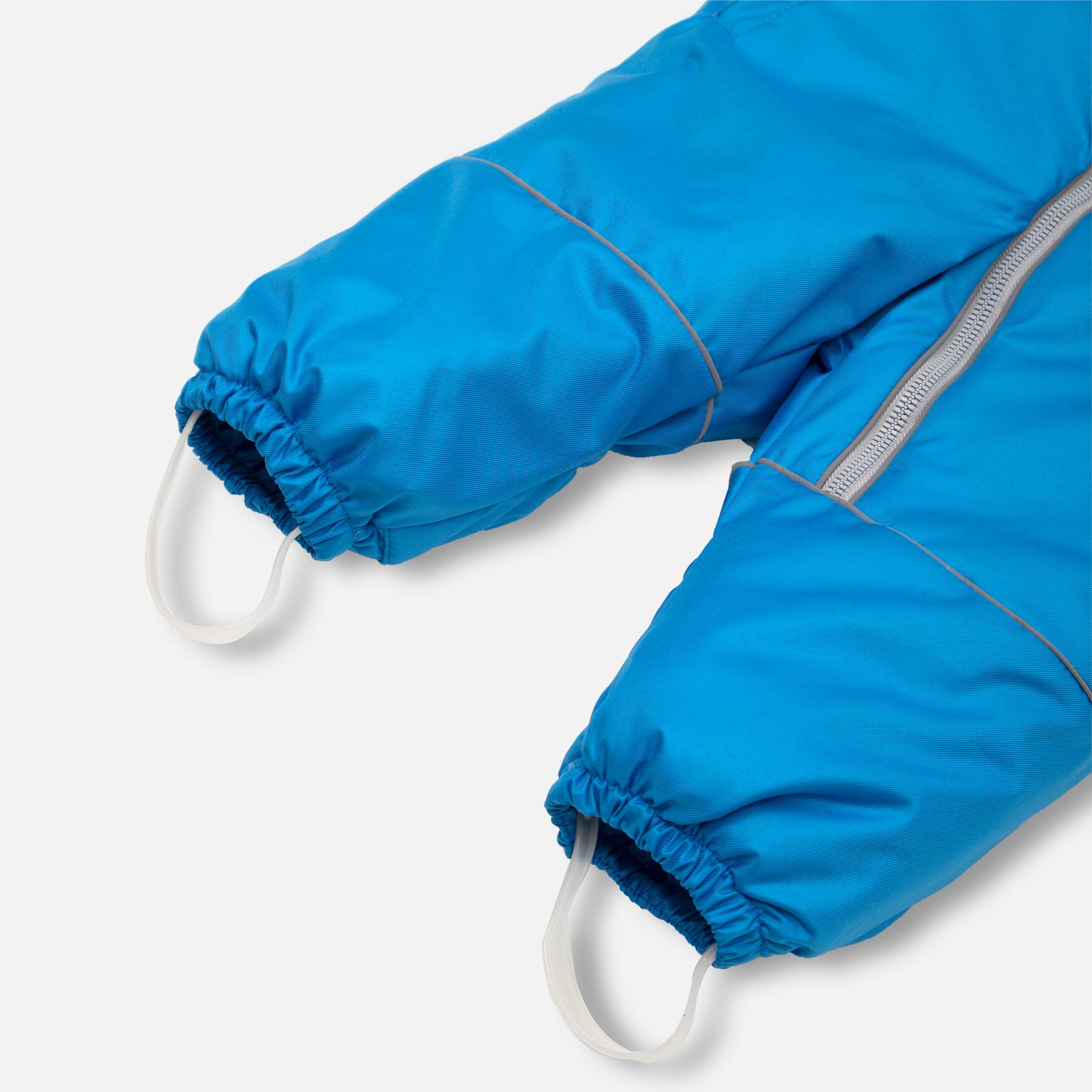 Дитячий зимовий комбінезон з капюшоном DoRechi Аполло з хутром 92-98 см Блакитний (21511) - фото 4