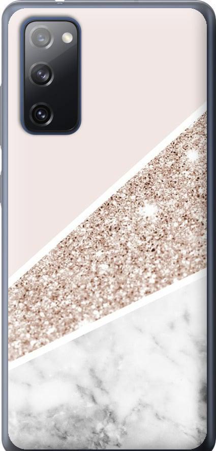 Чехол на Samsung Galaxy S20 FE G780F Пастельный мрамор (4342t-2075-42517)