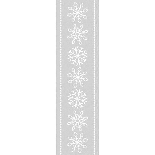 Дорожка на стол Снежинки 150x40 см (DR_23NG006)
