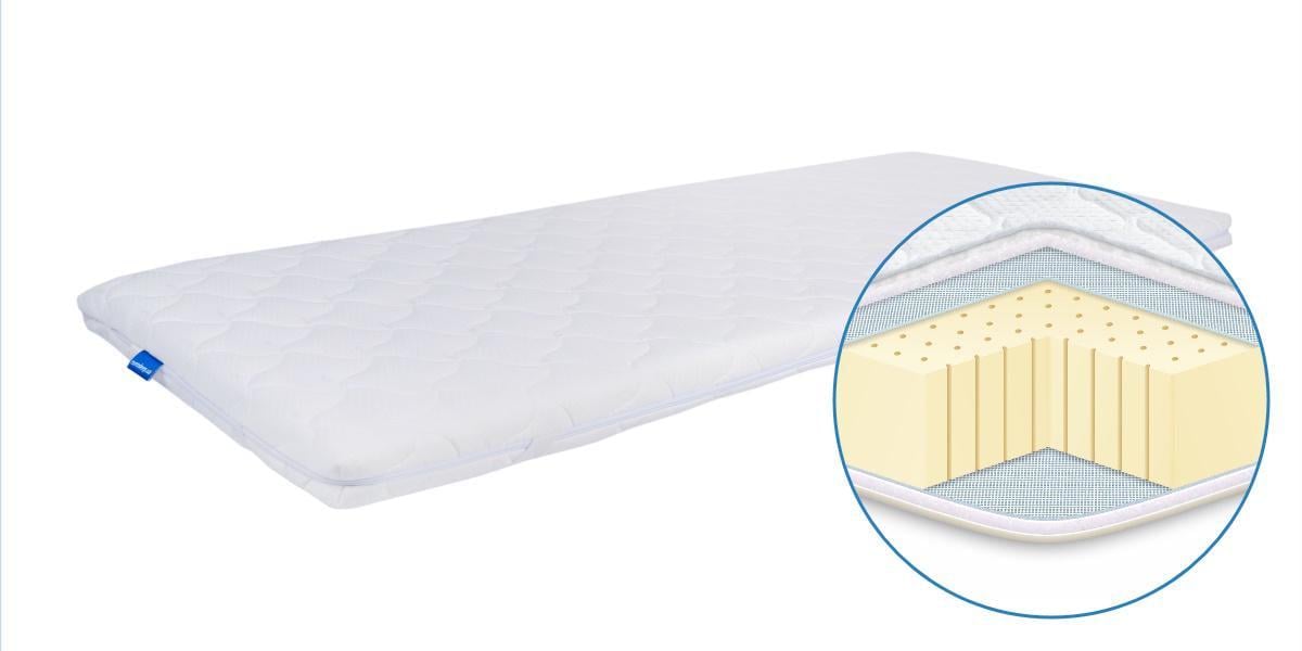 Матрас-топпер тонкий Eurosleep Стандарт Latex x3 180х190 см