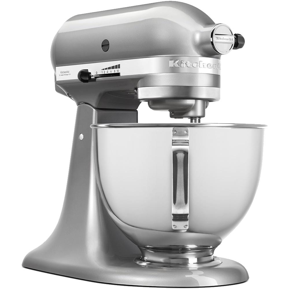 Міксер планетарний KitchenAid Artisan 4,3 л з відкидним блоком Хром (5KSM95PSEMC) - фото 3