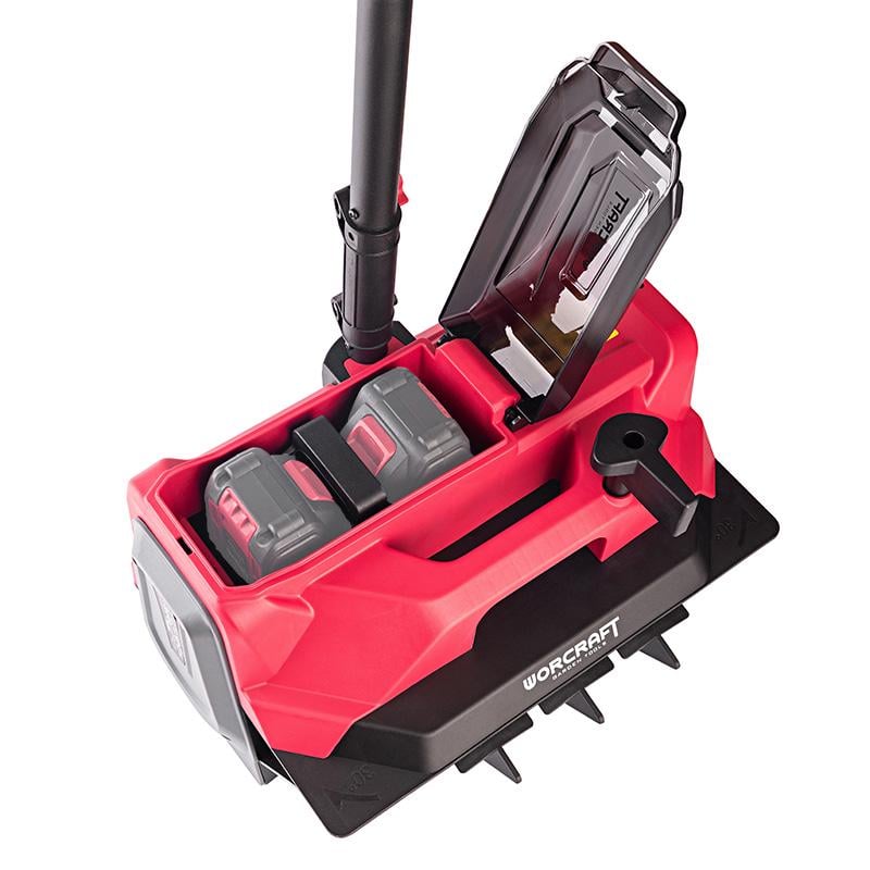 Снегоуборщик аккумуляторный бесщеточный Worcraft CST-S40LiB с аккумуляторами 2,4А и зарадным (43218) - фото 10