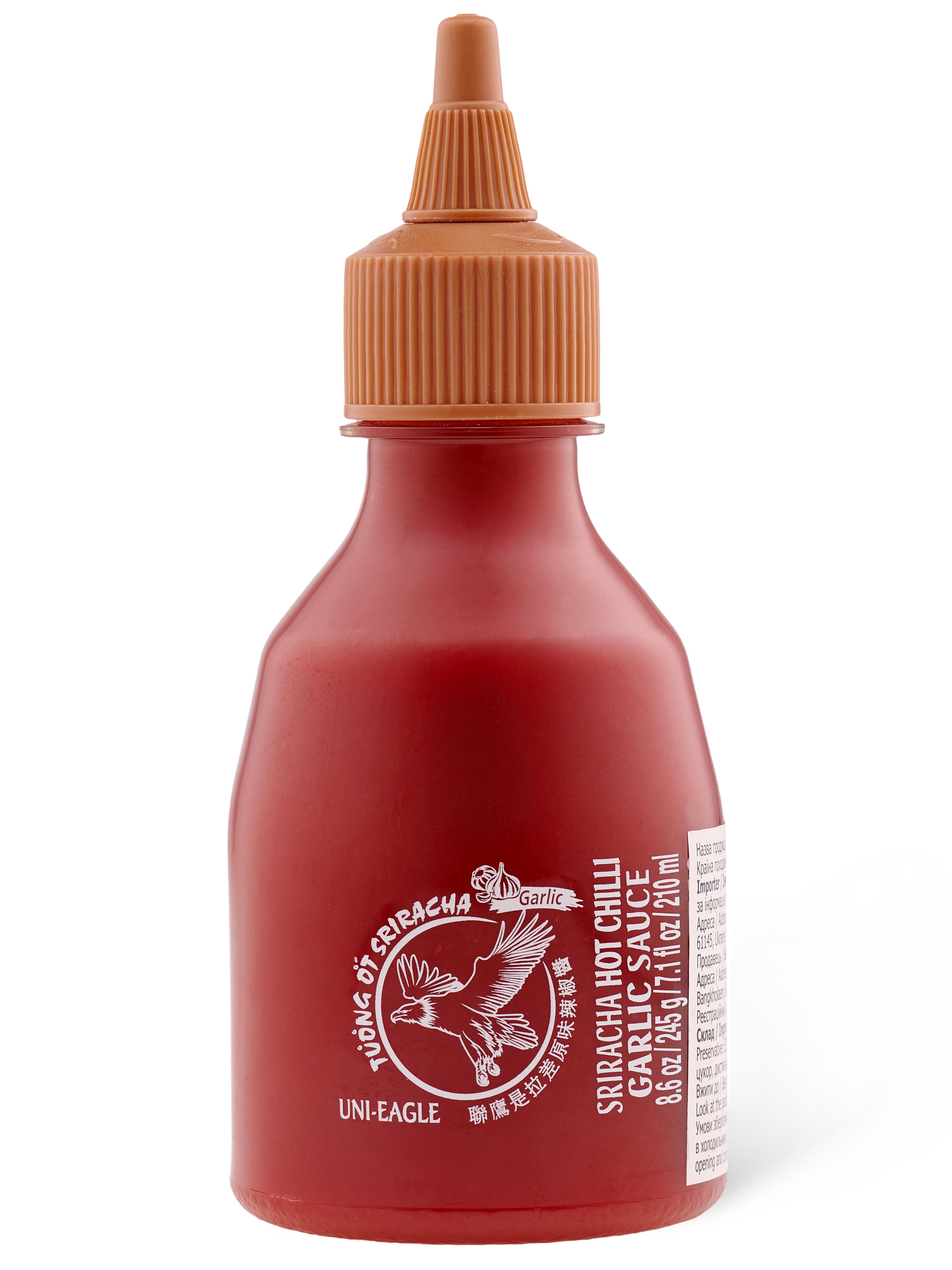 Соус Шрирача UNI-EAGLE чесночный острый 245 г/210 мл (000010001)