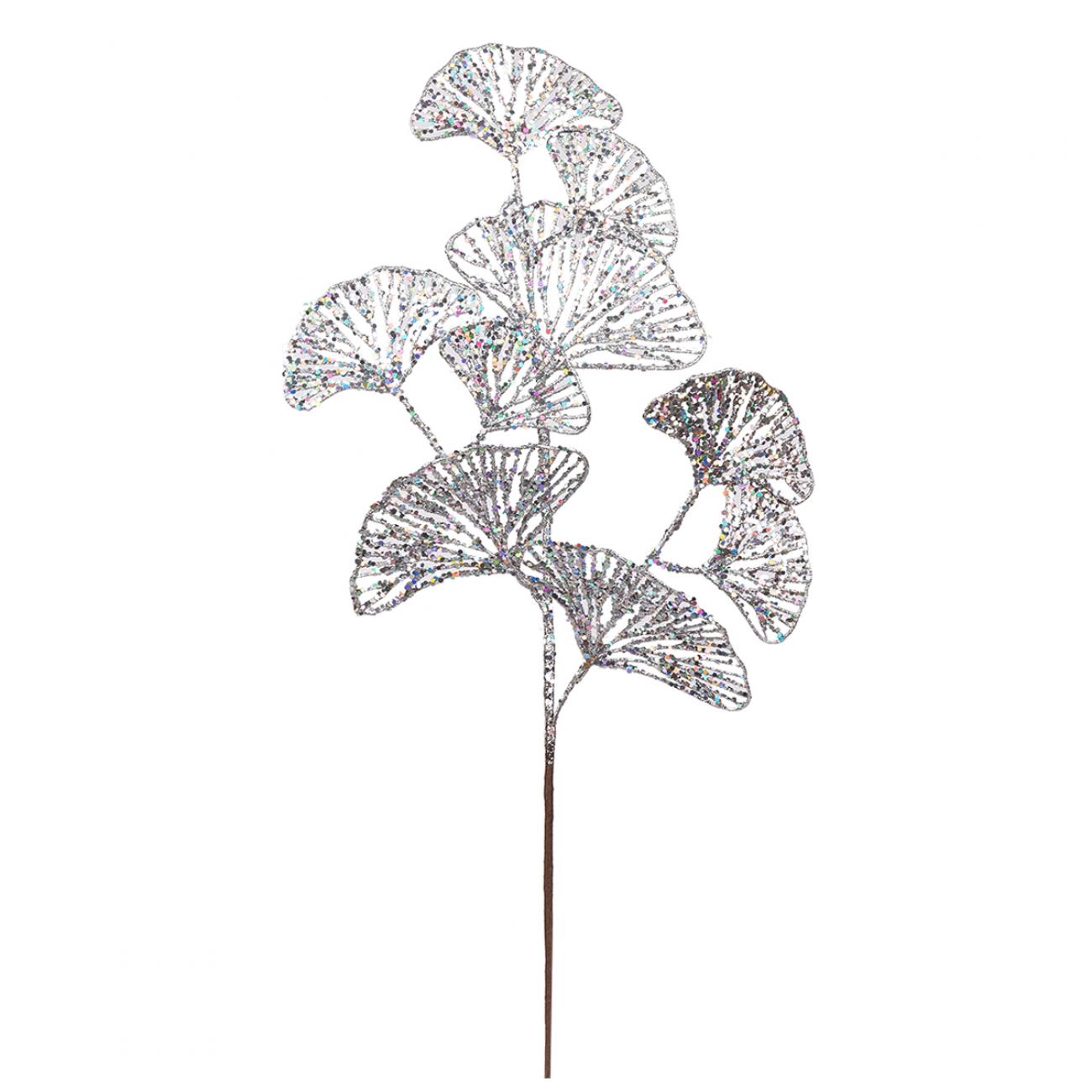 Ветка декоративная Yes! Fun 62 см глиттер Серебро (0973882)