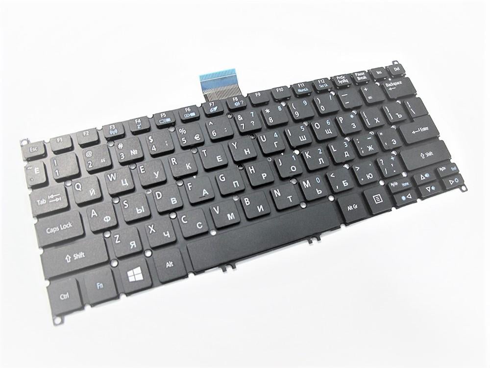 Клавиатура для ноутбука Acer Aspire ES1-311/ES1-331 RU/EN без рамки Black