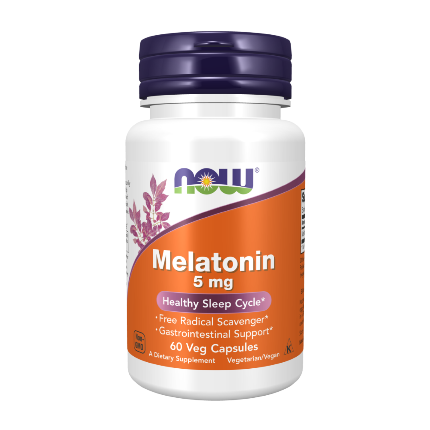 Аминокислота Now Foods Melatonin 5 мг 60 капс. (12298565)
