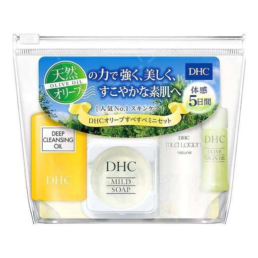 Тревел набір DHC Olive oil т 4 шт. в уп. Тревел набір DHC Olive oil т 4 шт. в уп.