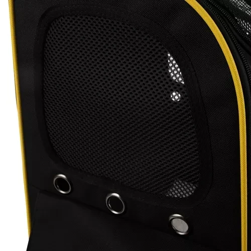 Рюкзак-переноска Purlov для транспортировки собак и кошек до 7 кг 41х35х62 см (23185) - фото 8 Рюкзак-переноска Purlov для транспортировки собак и кошек до 7 кг 41х35х62 см (23185) - фото 8