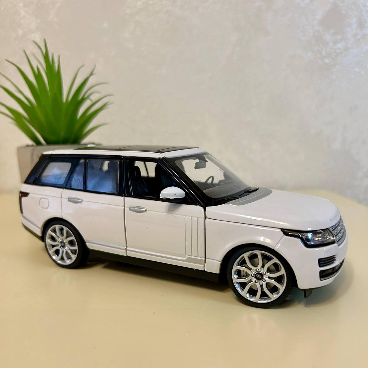 Машинка детская металлическая Rastar 56300 Land rover Range Rover 1:24 Белый (56300) - фото 6 Машинка детская металлическая Rastar 56300 Land rover Range Rover 1:24 Белый (56300) - фото 6