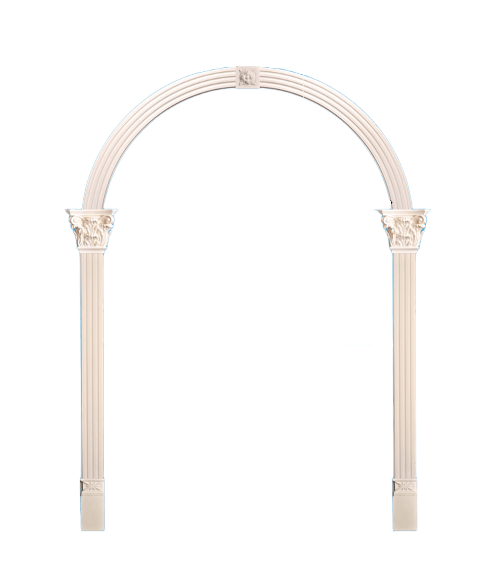 Арка гипсовая односторонняя (23589073)