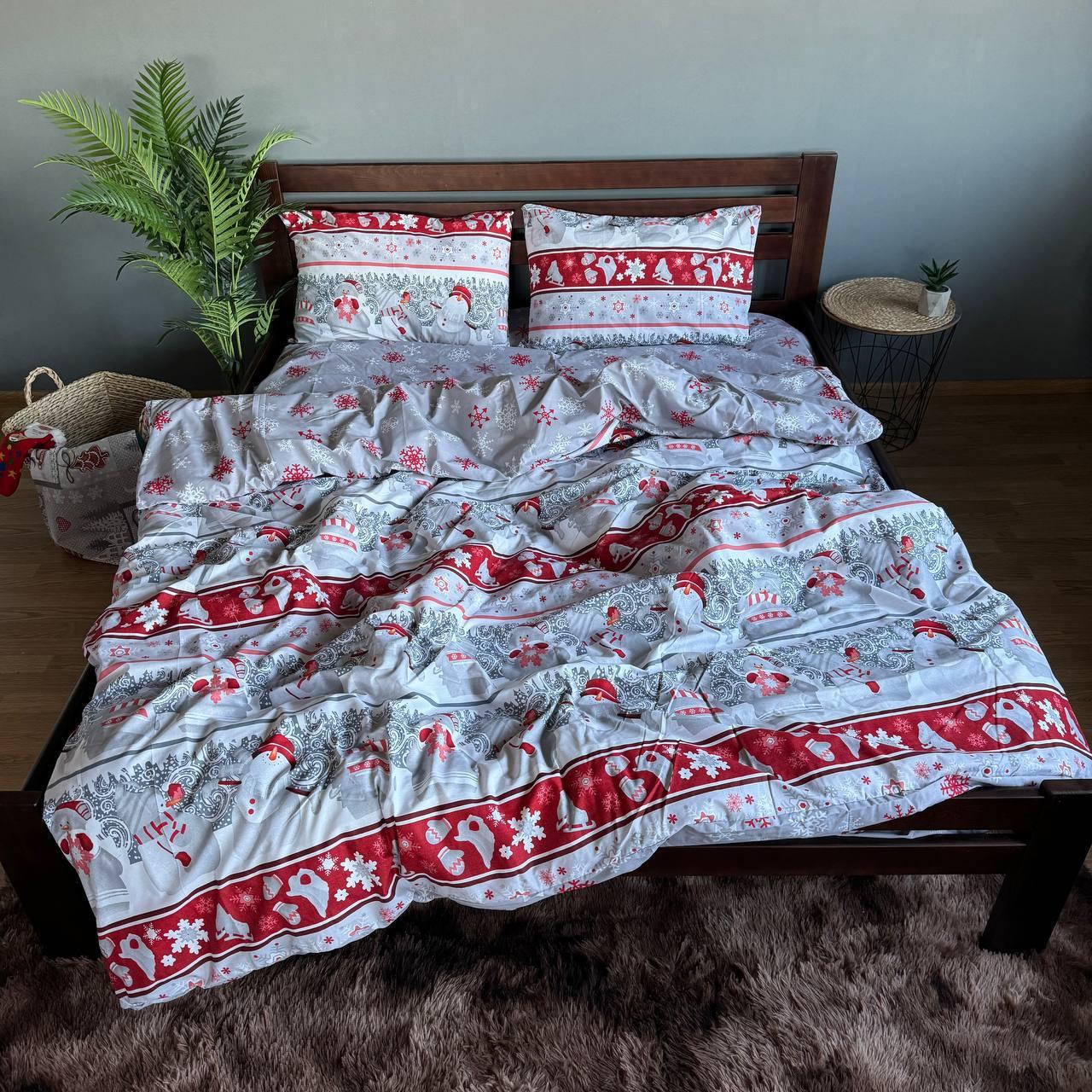 Постельное белье Новогоднее евро 200х215 см наволочки 50х70 см 2 шт. Серый (Д-post-ng-001-03) Постельное белье Новогоднее евро 200х215 см наволочки 50х70 см 2 шт. Серый (Д-post-ng-001-03)