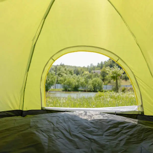 Палатка туристическая двухместная с автоматическим каркасом для походов и кемпинга 200х200х140 см Зеленая (147-107- LU-019M) - фото 10