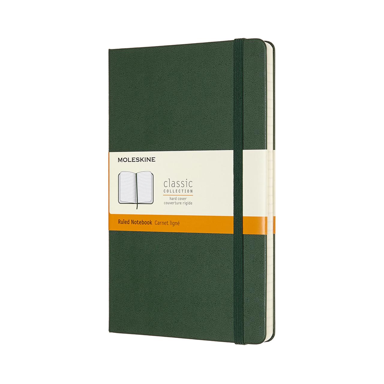 Блокнот Moleskine Classic средний 13х21 см 240 страниц в линейку миртовый зеленый (8058647629063)