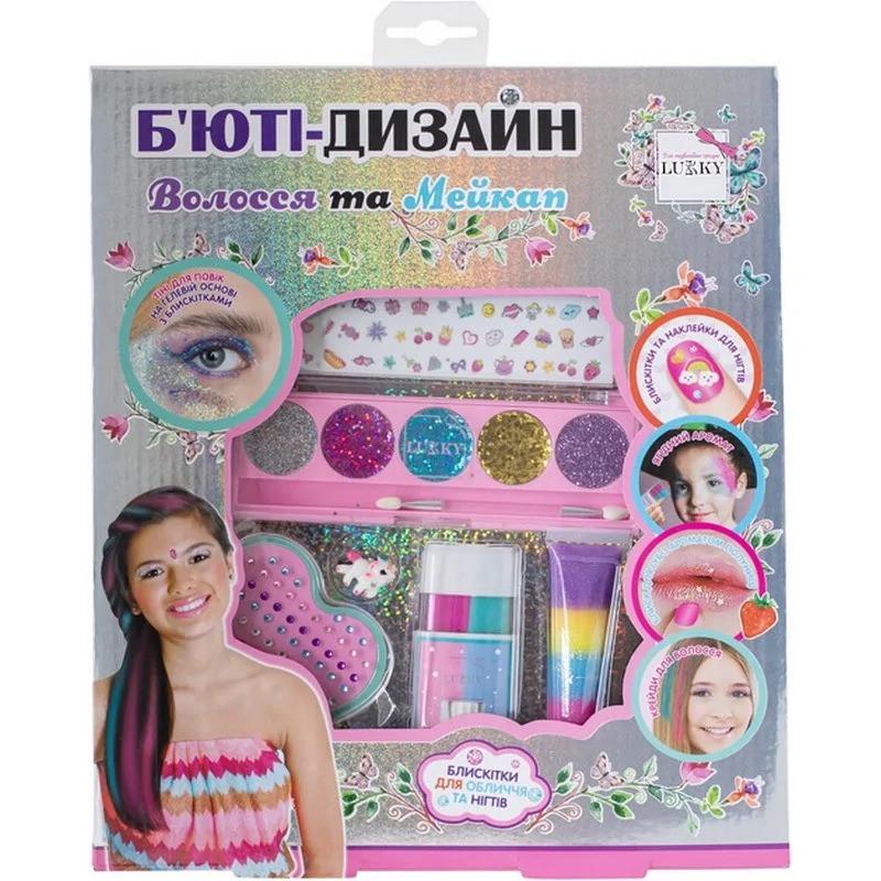 Дитячий набір кометики Волосся та макіяж T20727 палетка 5 кольорів (RLT51424)