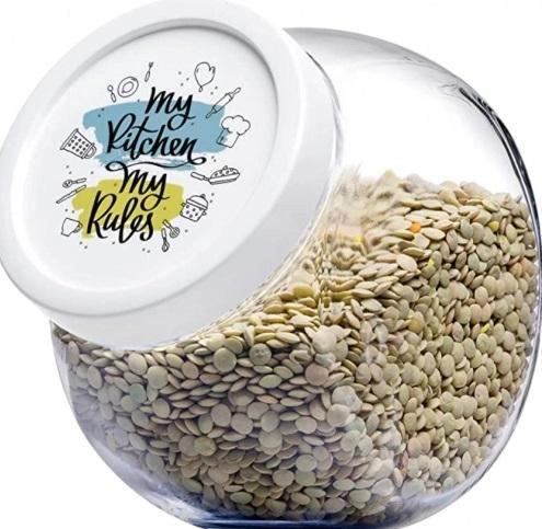 Банка для сыпучих продуктов с крышкой Pasabahce Bella Graffiti 1.5 л