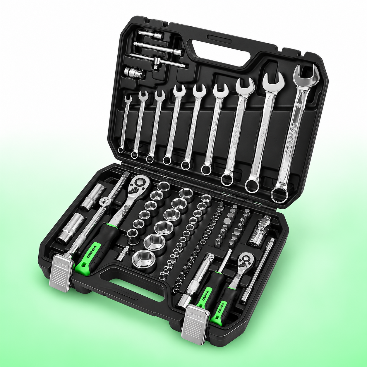 Набор инструментов WINSO PRO 1/2" 1/4" 72T CR-V 82 предмета