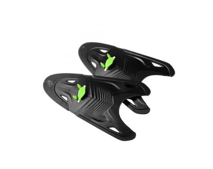 Лопатки для плавання Mad Wave PADDLES FREESTYLE M0746 07 гребні PP силікон Чорний (6936116101911)