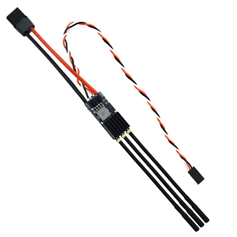 Регулятор моторов ESC 120A SEQURE SQESC 28120 2–8S BLHeli_32 BEC 10A для мультироторных систем/RC-лодок/фиксированных крыльев (00-00028817)