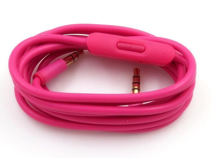 Кабель для наушников Monster Beats by Dr Dre Solo Studio Mixr Talk Control Pink (1095430138)