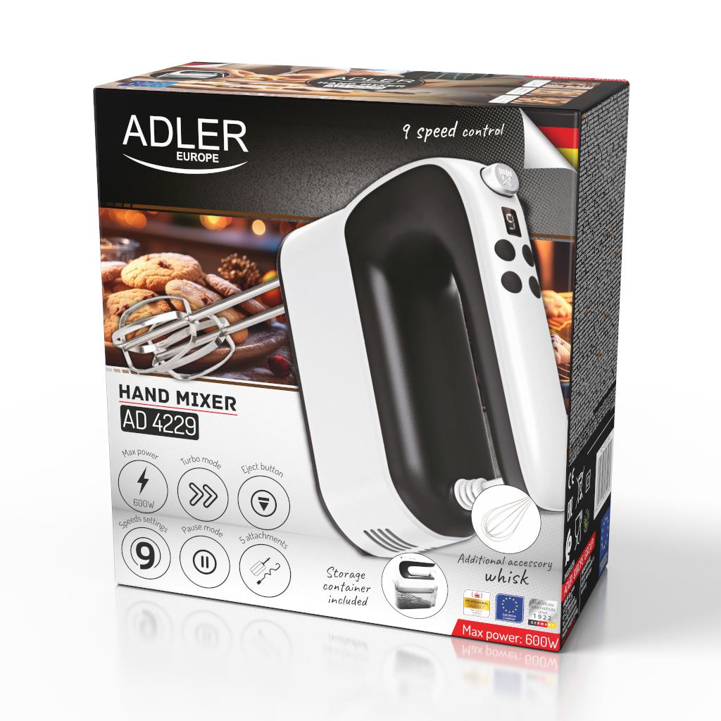 Миксер Adler LCD 600W (AD4229) - фото 6