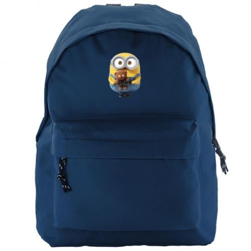 Рюкзак Compact Миньон с мишкой Синий (16024223-8-39466)