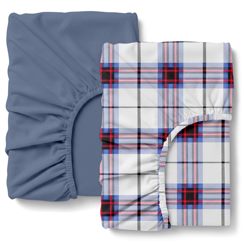 Простирадло на гумці Cosas ROYAL TARTAN фланель 160х200х20 см 2 шт. (4822052487983)