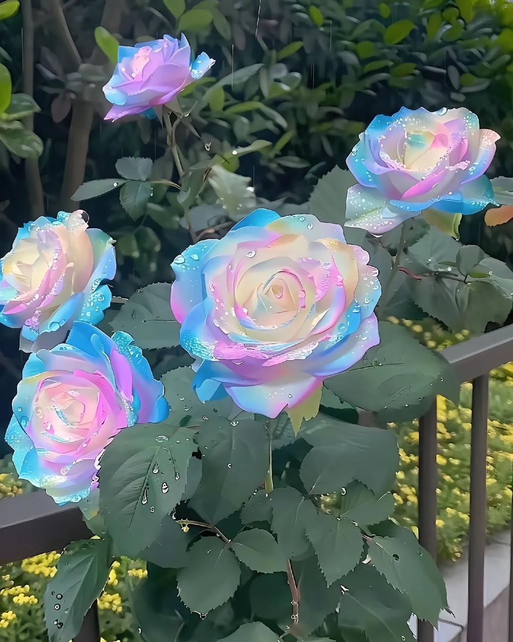 Семена радужной розы Американская красавица 10 шт. - фото 3 Семена радужной розы Американская красавица 10 шт. - фото 3