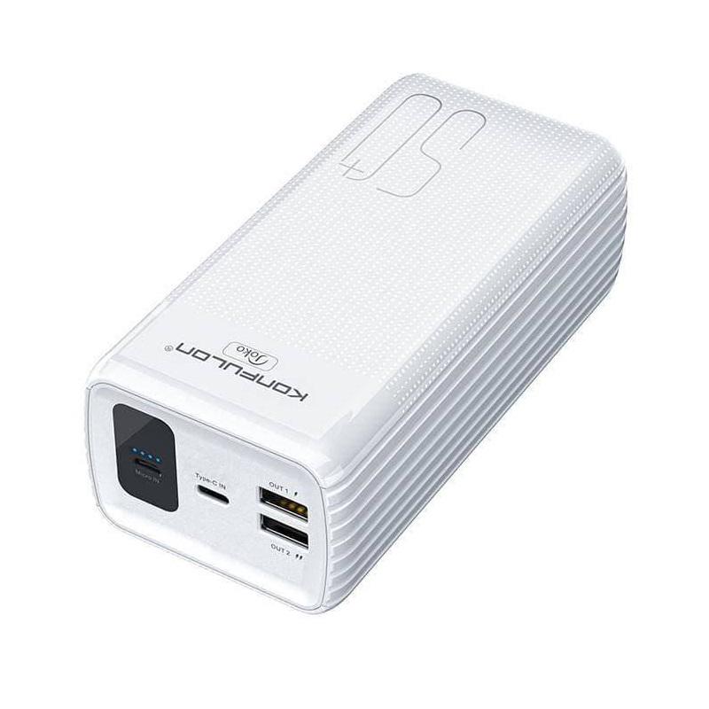 Портативний зарядний пристрій Konfulon A24L 50000 mAh White