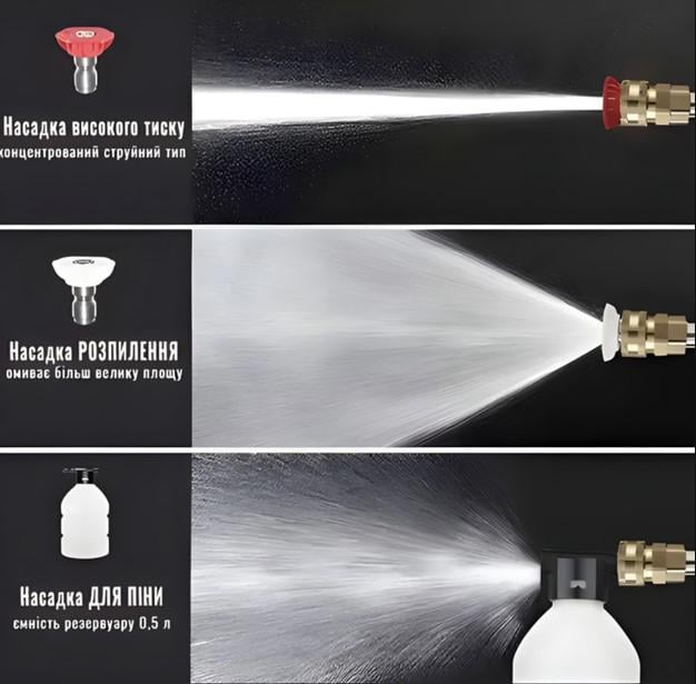 Мийка високого тиску для миття автомобіля з 2 акумуляторами 48V (346576) - фото 4