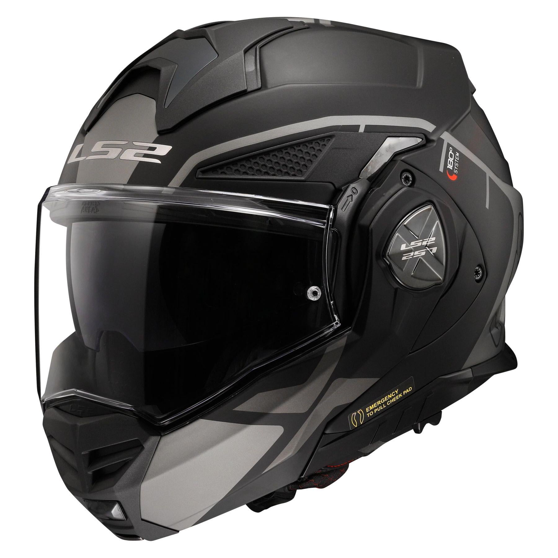 Мотошолом LS2 FF901 Advant X Metryk M Matt Titanium (36780)