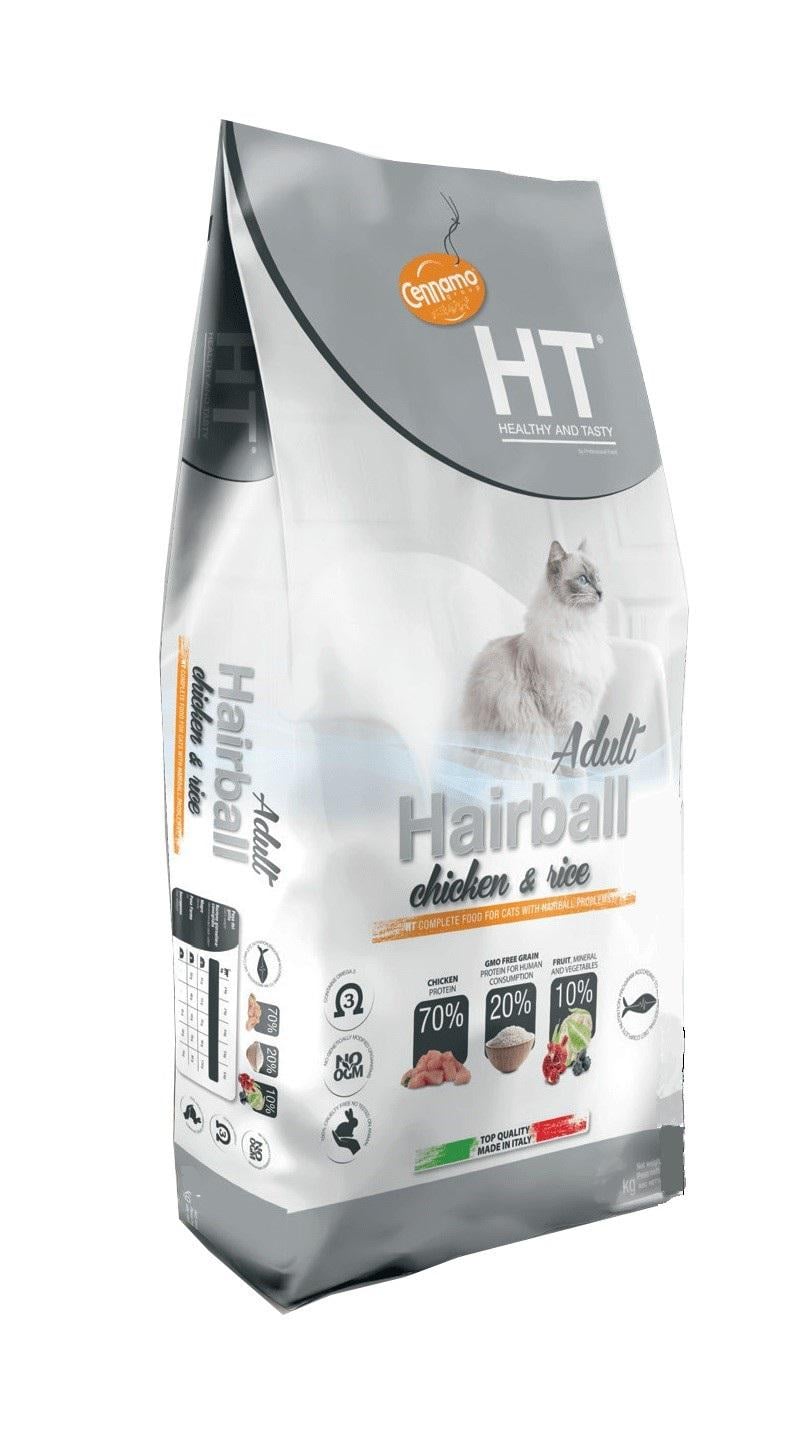Корм сухой для котов Cennamo HT Cat Hairball Chicken & Rice 300 г (12709212)