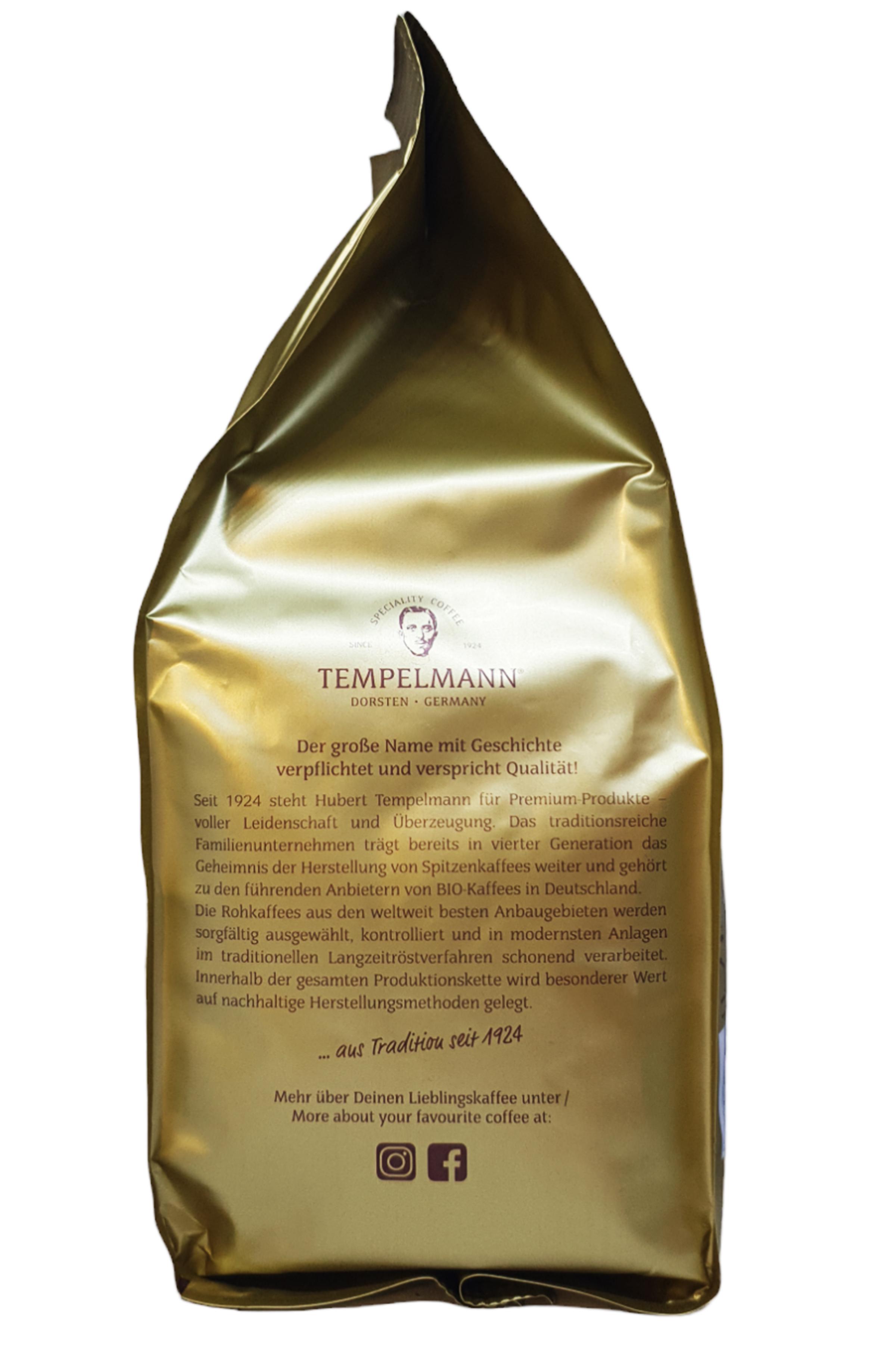 Кофе Tempelmann CREMA Nomos 100% арабика зерно 500 г (56526) - фото 4 Кофе Tempelmann CREMA Nomos 100% арабика зерно 500 г (56526) - фото 4