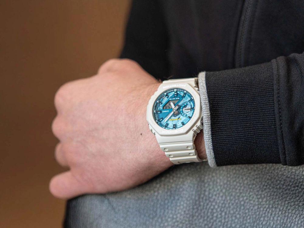 Часы Casio G-SHOCK GA-2100AS-5AER Octagon (10139) - фото 3