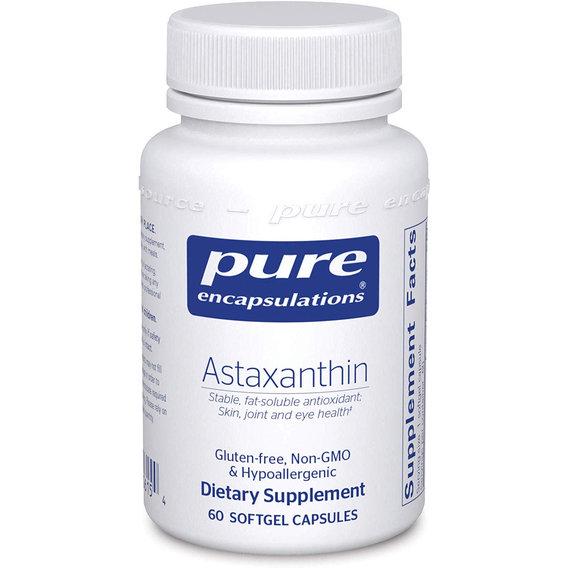 Астаксантин Pure Encapsulations Astaxanthin 60 капс.  (PE-00615)