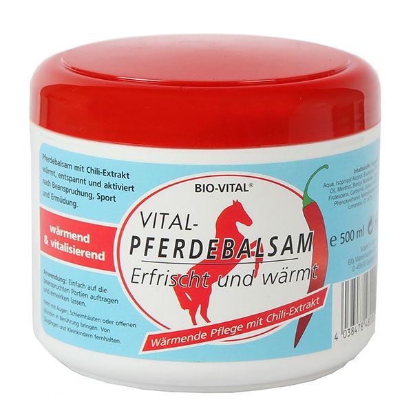 Гель-бальзам кінський Pferdebalsam Bio-Vital Chili охолоджуючий для суглобів та м'язів 500 мл (437)