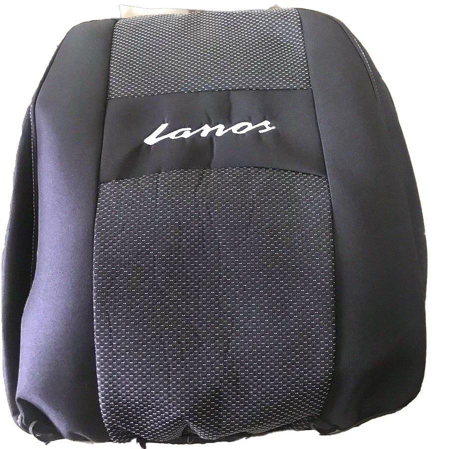 Чохли АвтоСвіт Daewoo Lanos 96- горби Чорний (603155)