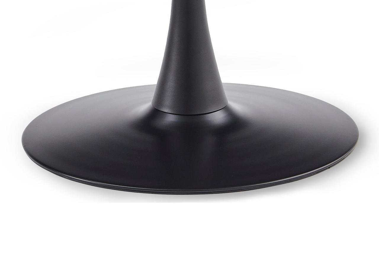 Стіл обідній Olsen Ø 80 см Wooden top Black base (13836) - фото 3