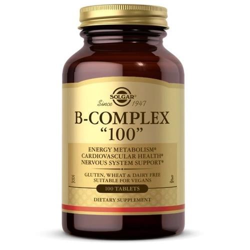 Комплекс витаминов группы B Solgar B-Complex 100 100 табл. (SOL-01161)