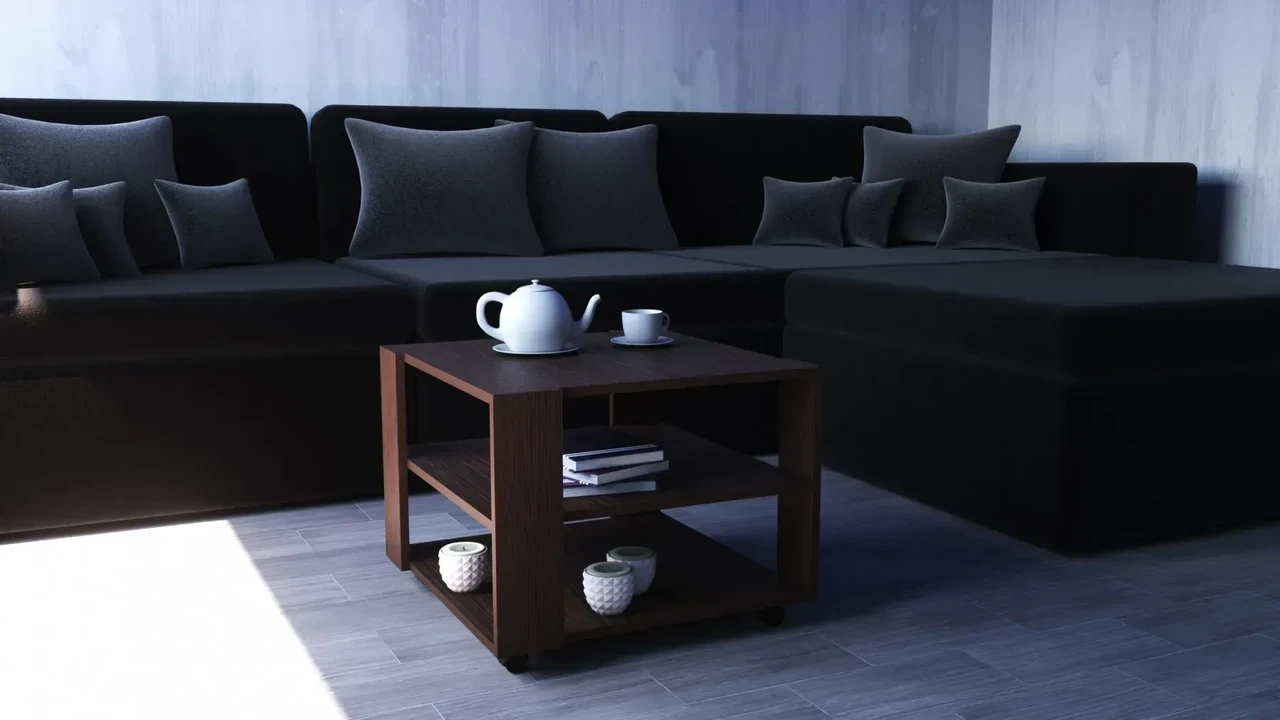 Стол журнальный на колесиках Kontinent Kvant №4 60х60х45 см Венге Магия (52489794) - фото 2 Стол журнальный на колесиках Kontinent Kvant №4 60х60х45 см Венге Магия (52489794) - фото 2